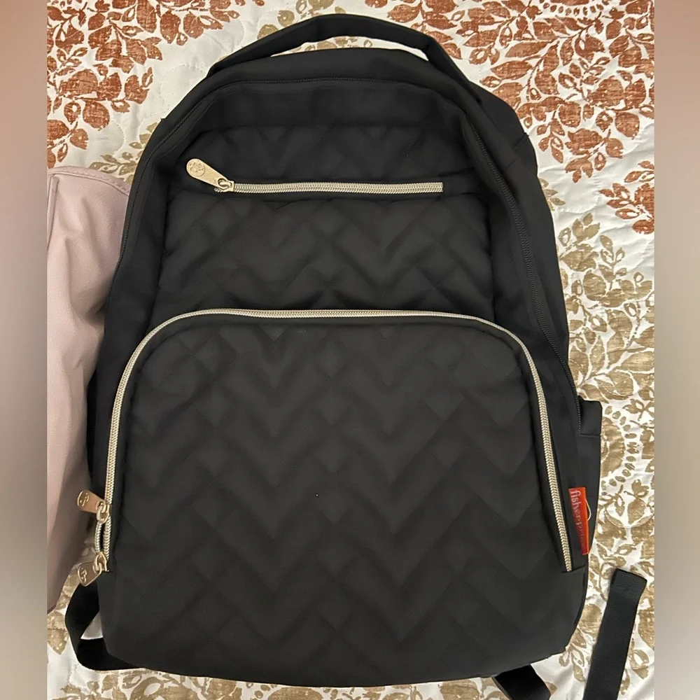 2 Gently Used Unisex Baby Diaper Bags - Mommore & FisherPrice